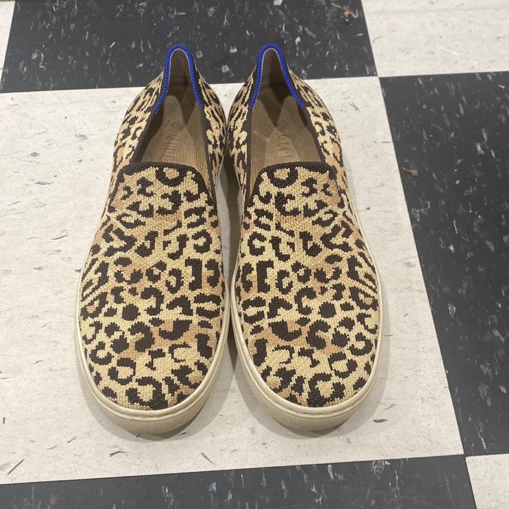Rothy’s Leopard Slip On Sneaker